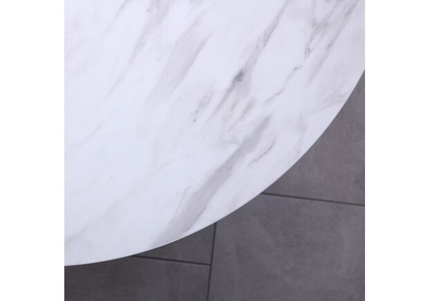 Стол Dan d-90 HPL Arpa 3346 Ker/белый - Фото №2