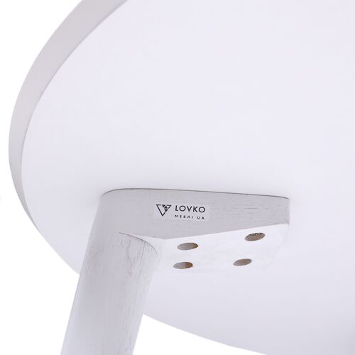 Стол Dan d-90 HPL Arpa 3346 Ker/белый - Фото №6