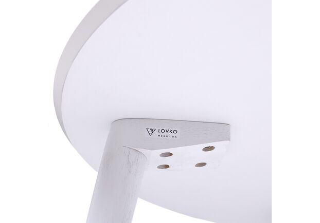 Стол Dan d-90 HPL Arpa 3346 Ker/белый - Фото №2