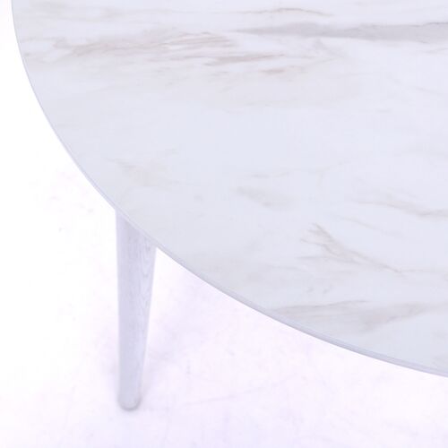 Стол Dan d-90 HPL Arpa 3346 Ker/белый - Фото №7