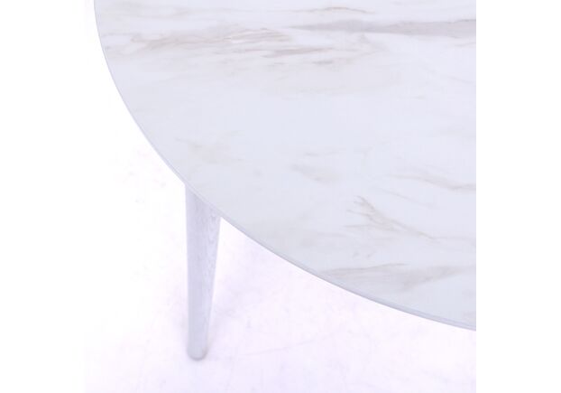 Стол Dan d-90 HPL Arpa 3346 Ker/белый - Фото №2