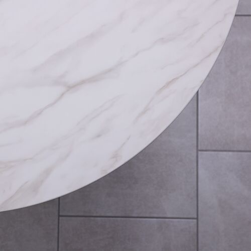 Стол Dan d-90 HPL Arpa 3346 Ker/белый - Фото №8