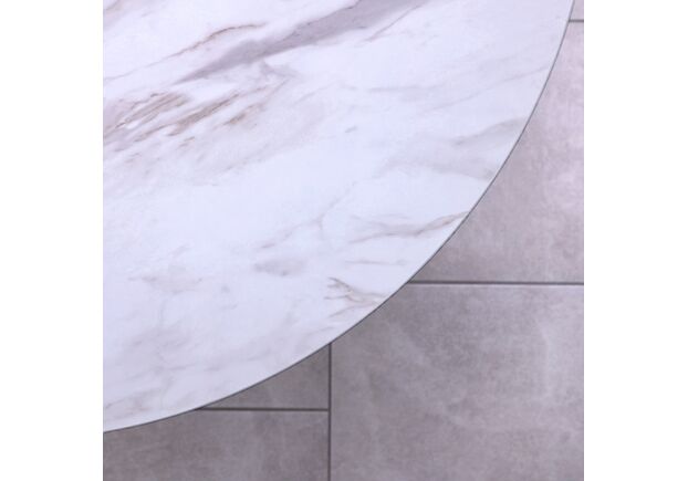 Стол Dan d-90 HPL Arpa 3346 Ker/белый - Фото №2