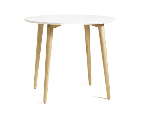 Стол Dan d-100 белый+натуральный - Фото №1