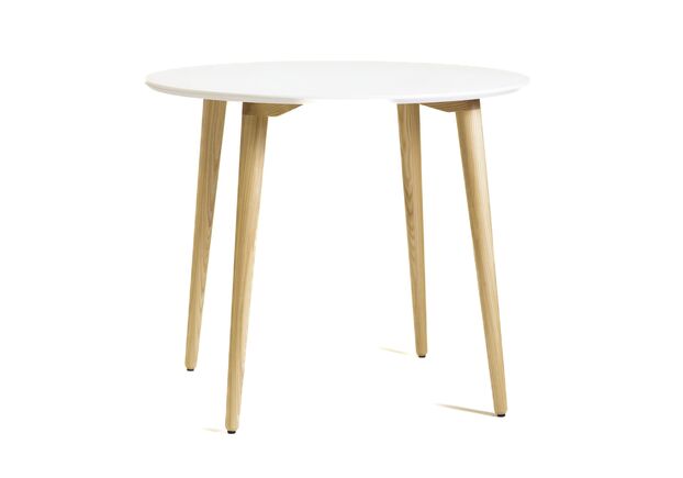 Стол Dan d-100 белый+натуральный - Фото №1