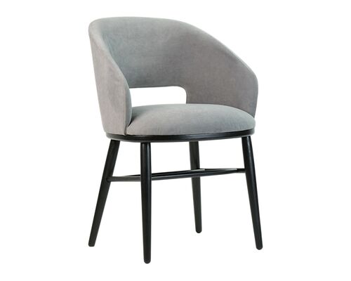 Стул Dolphin черный/Dream Velvet 202.17 - Фото №1