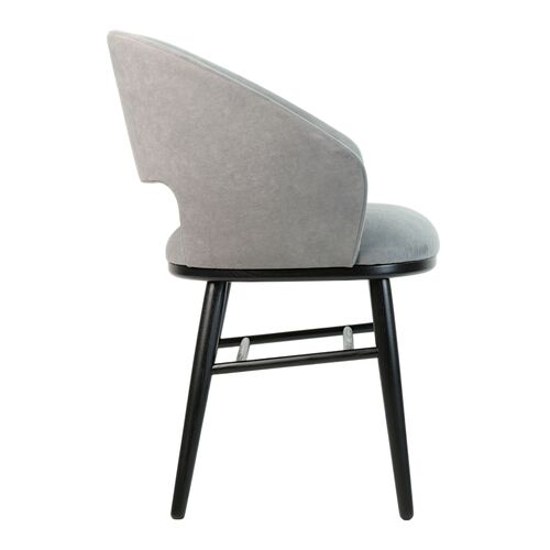 Стул Dolphin черный/Dream Velvet 202.17 - Фото №4