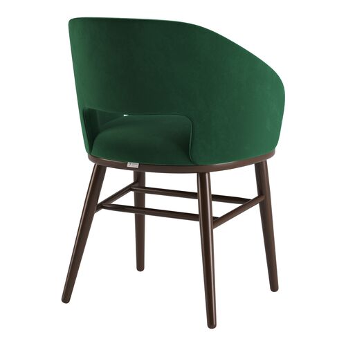 Стул Dolphin темный орех/Venus velvet 2940 - Фото №4