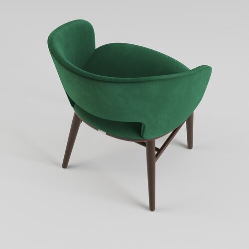 Стул Dolphin темный орех/Venus velvet 2940 - Фото №6