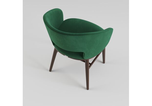 Фото №2. Стул Dolphin темный орех/Venus velvet 2940 - Meblistico Стул Dolphin темный орех/Venus velvet 2940 - Фото №2