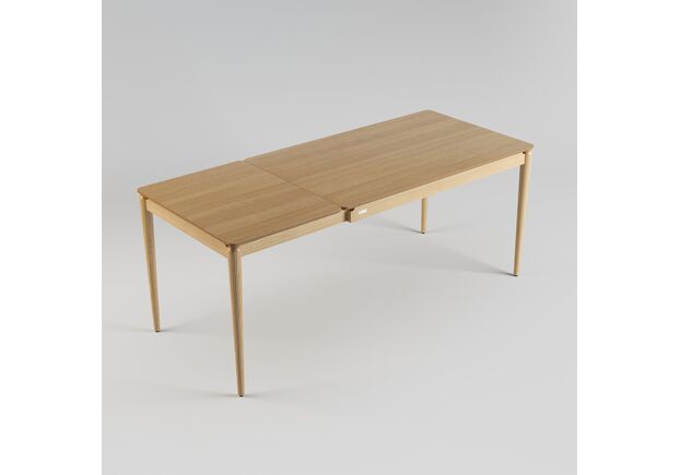 Стіл розкладний Eclipse 130+60x80 натуральний ясен - Фото №2