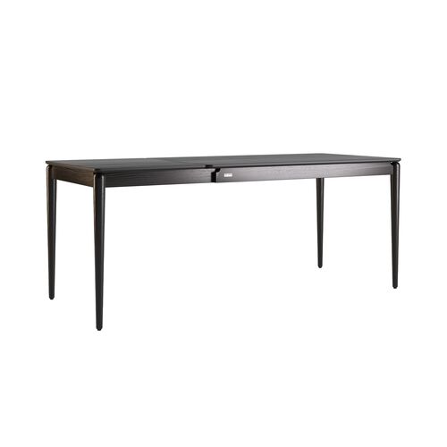 Стіл розкладний Eclipse 130+60x80 чорний - Фото №2