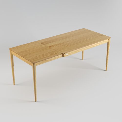 Стіл розкладний Eclipse 130+60x80 натуральний дуб - Фото №3