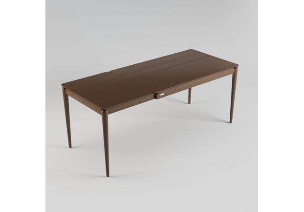 Стіл розкладний Eclipse 130+60x80 темний горіх - Фото №2