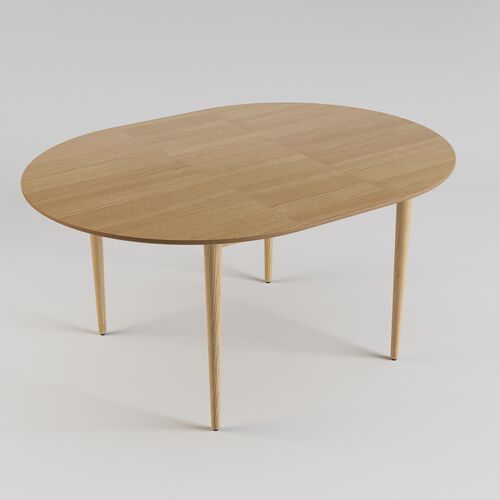 Стіл розкладний Eclipse d-120+40 натуральний ясен - Фото №5