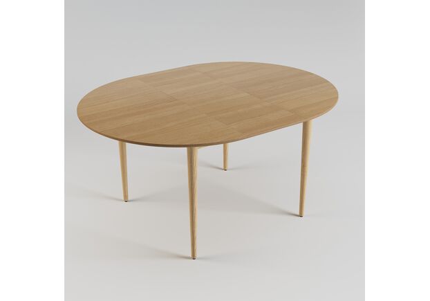 Стіл розкладний Eclipse d-120+40 натуральний ясен - Фото №2