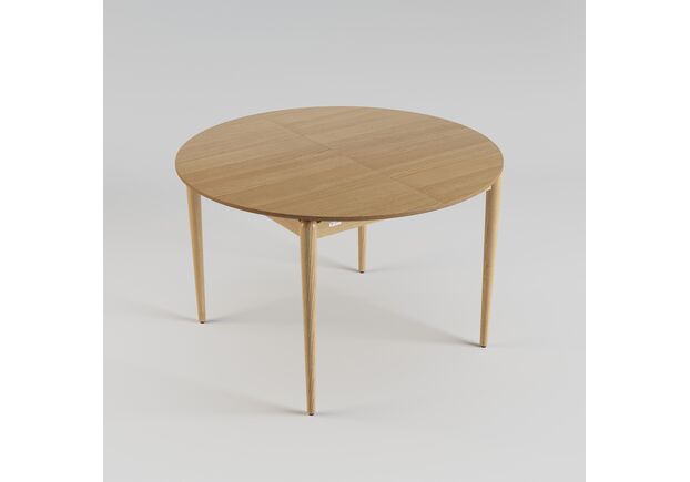 Стіл розкладний Eclipse d-120+40 натуральний ясен - Фото №2