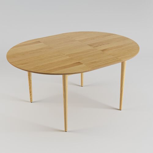 Стіл розкладний Eclipse d-120+40 натуральний дуб - Фото №5