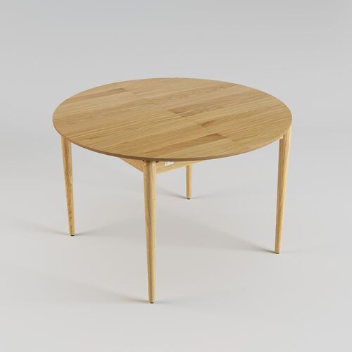 Стіл розкладний Eclipse d-120+40 натуральний дуб - Фото №6