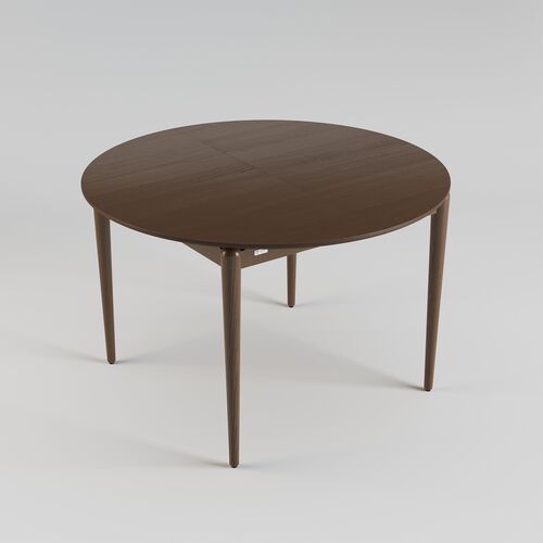 Стіл розкладний Eclipse d-120+40 темний горіх - Фото №6