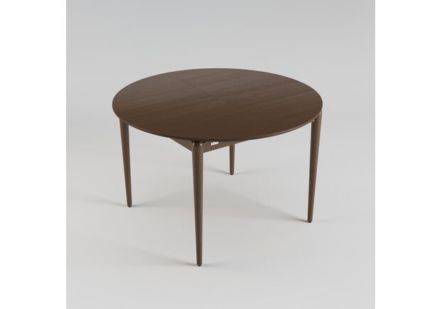 Стіл розкладний Eclipse d-120+40 темний горіх - Фото №2