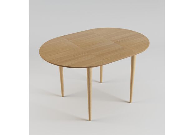 Стіл розкладний Eclipse d-93+40 натуральний ясен - Фото №2