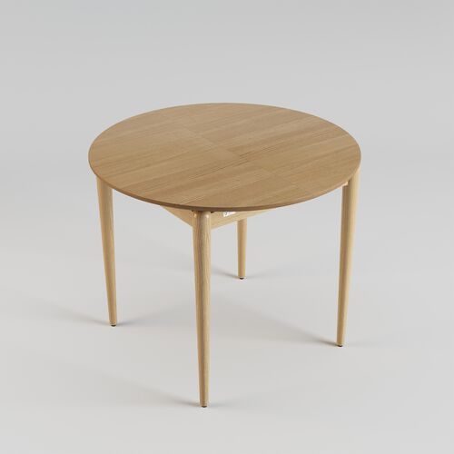 Стіл розкладний Eclipse d-93+40 натуральний ясен - Фото №6