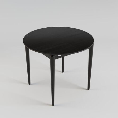 Стіл розкладний Eclipse d-93+40 чорний - Фото №6