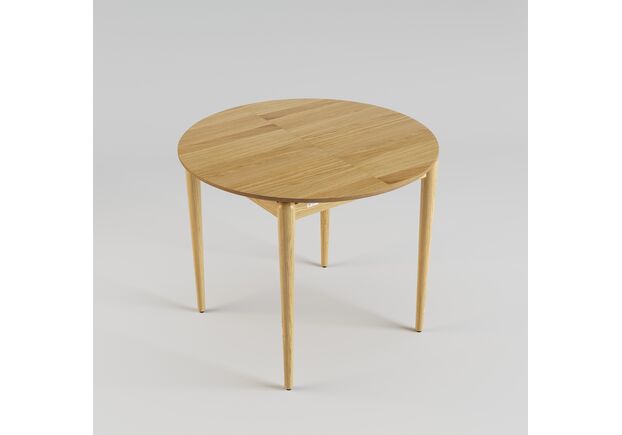 Фото №2. Стіл розкладний Eclipse d-93+40 натуральний дуб - Meblistico Стіл розкладний Eclipse d-93+40 натуральний дуб - Фото №2