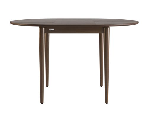 Стіл розкладний Eclipse d-93+40 темний горіх - Фото №1