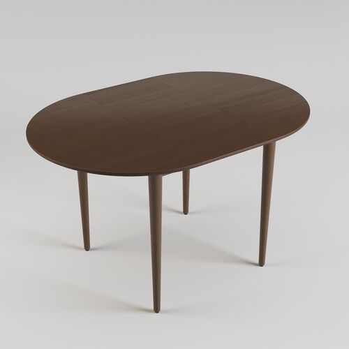 Стіл розкладний Eclipse d-93+40 темний горіх - Фото №5