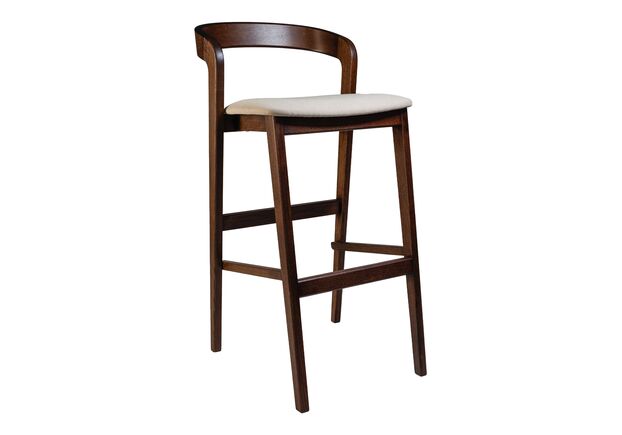 Стілець барний Floki New темний горіх - Фото №1