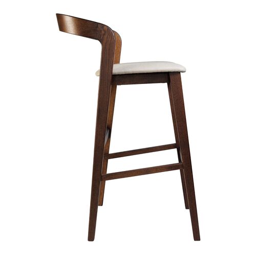 Стілець барний Floki New темний горіх - Фото №3