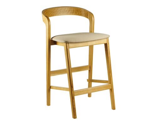 Стілець напівбарний Floki New натуральний дуб - Фото №1