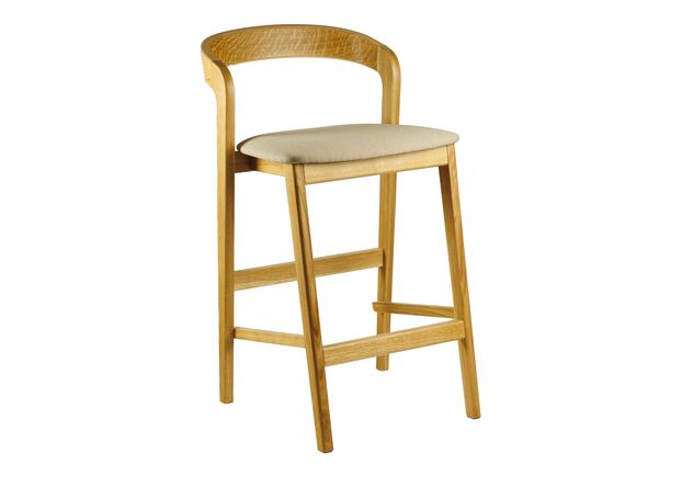 Стілець напівбарний Floki New натуральний дуб - Фото №1