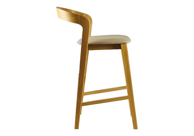 Стілець напівбарний Floki New натуральний дуб - Фото №2