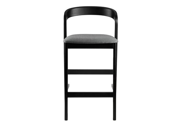 Фото №2. Стілець напівбарний Floki New чорний - Meblistico Стілець напівбарний Floki New чорний - Фото №2