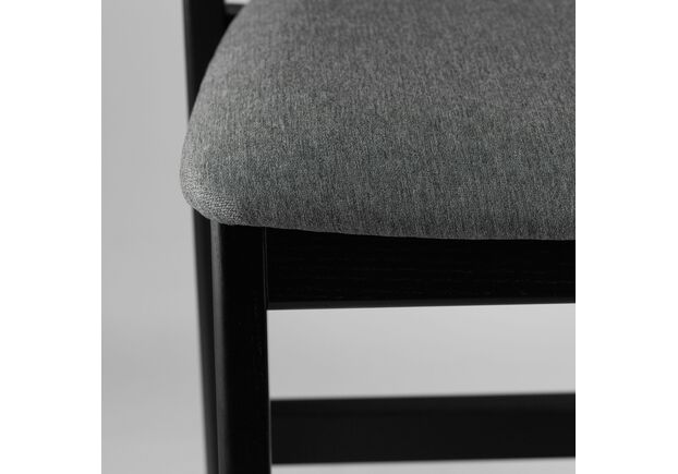 Фото №2. Стілець напівбарний Floki New чорний - Meblistico Стілець напівбарний Floki New чорний - Фото №2