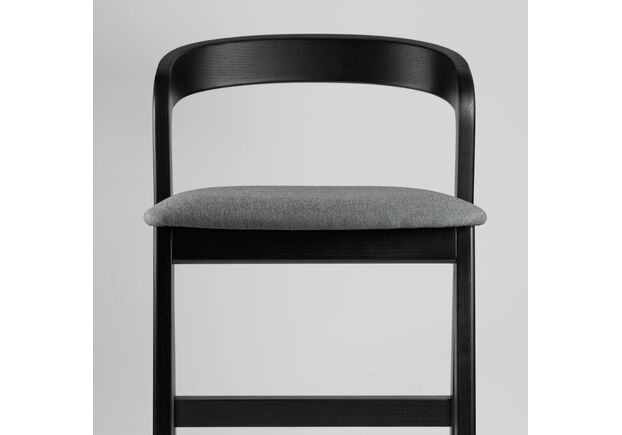 Фото №2. Стілець напівбарний Floki New чорний - Meblistico Стілець напівбарний Floki New чорний - Фото №2