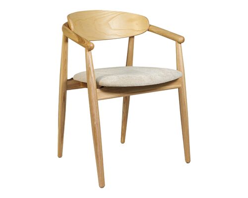 Стул Mamont semi-soft натуральный ясен/Magenta 13 - Фото №1