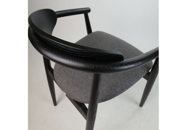 Фото №2. Стілець Mamont semi-soft чорний/Austin 19 - Meblistico Стілець Mamont semi-soft чорний/Austin 19 - Фото №2