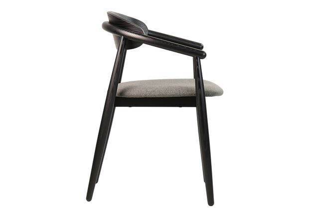 Фото №2. Стілець Mamont semi-soft чорний/Austin 19 - Meblistico Стілець Mamont semi-soft чорний/Austin 19 - Фото №2