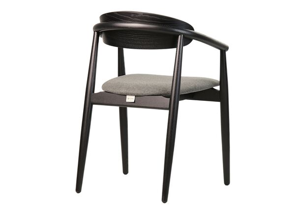 Фото №2. Стілець Mamont semi-soft чорний/Austin 19 - Meblistico Стілець Mamont semi-soft чорний/Austin 19 - Фото №2