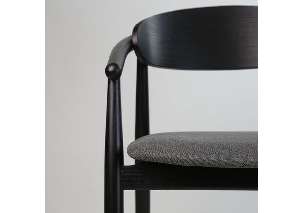 Фото №2. Стілець Mamont semi-soft чорний/Austin 19 - Meblistico Стілець Mamont semi-soft чорний/Austin 19 - Фото №2