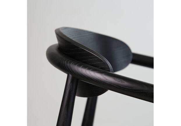 Фото №2. Стілець Mamont semi-soft чорний/Austin 19 - Meblistico Стілець Mamont semi-soft чорний/Austin 19 - Фото №2