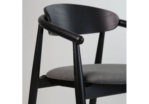 Фото №2. Стілець Mamont semi-soft чорний/Austin 19 - Meblistico Стілець Mamont semi-soft чорний/Austin 19 - Фото №2