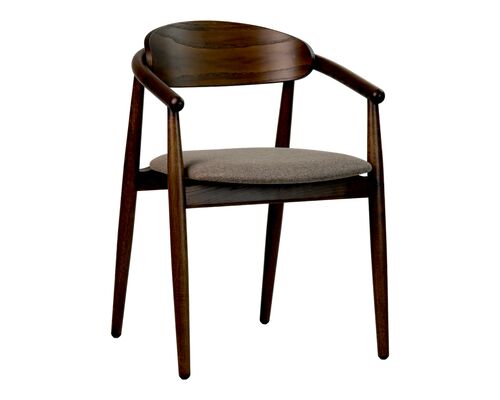 Стілець Mamont semi-soft темний горіх (PC359)/Austin 03 - Фото №1