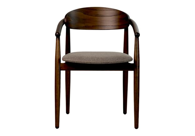 Фото №2. Стілець Mamont semi-soft темний горіх (PC359)/Austin 03 - Meblistico Стілець Mamont semi-soft темний горіх (PC359)/Austin 03 - Фото №2