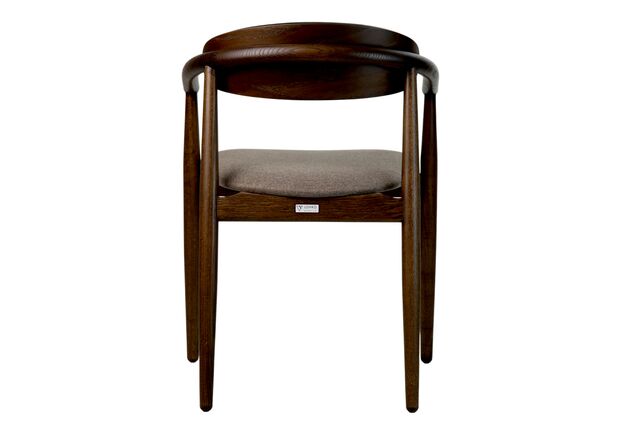 Фото №2. Стілець Mamont semi-soft темний горіх (PC359)/Austin 03 - Meblistico Стілець Mamont semi-soft темний горіх (PC359)/Austin 03 - Фото №2