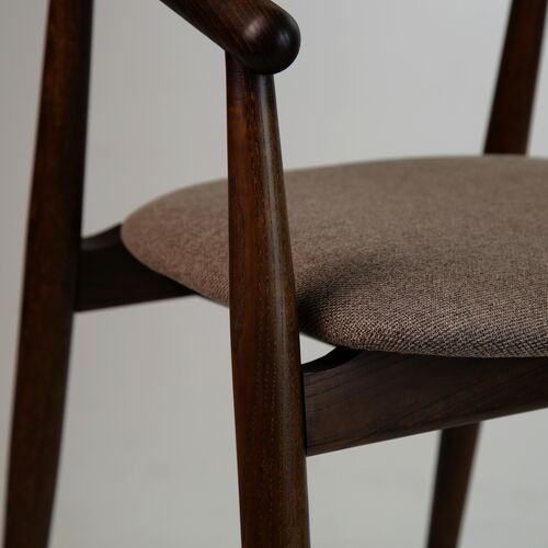 Стілець Mamont semi-soft темний горіх (PC359)/Austin 03 - Фото №6